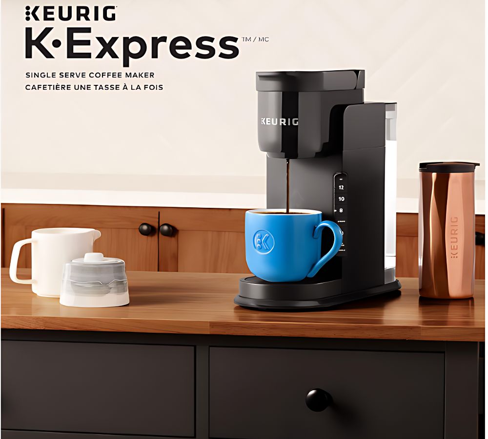 Keurig K-Express Coffee Maker, Single Serve K-Cup Pod Coffee Brewer, Black