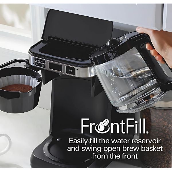 Hamilton Beach Programmable Coffee Maker, Front Access Easy Fill,