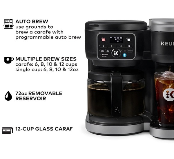 Keurig K Duo Coffee Maker Features Multi-Stream Technology