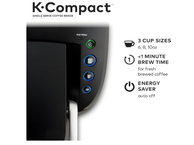 Keurig K-Compact Single-Serve K-Cup Pod Coffee Maker performance